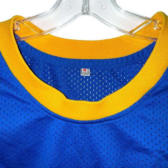 Drake Jimmy Degrassi High Basketball Jersey #9 Size Medium Blue/Yellow Y2K - Picture 7 of 8